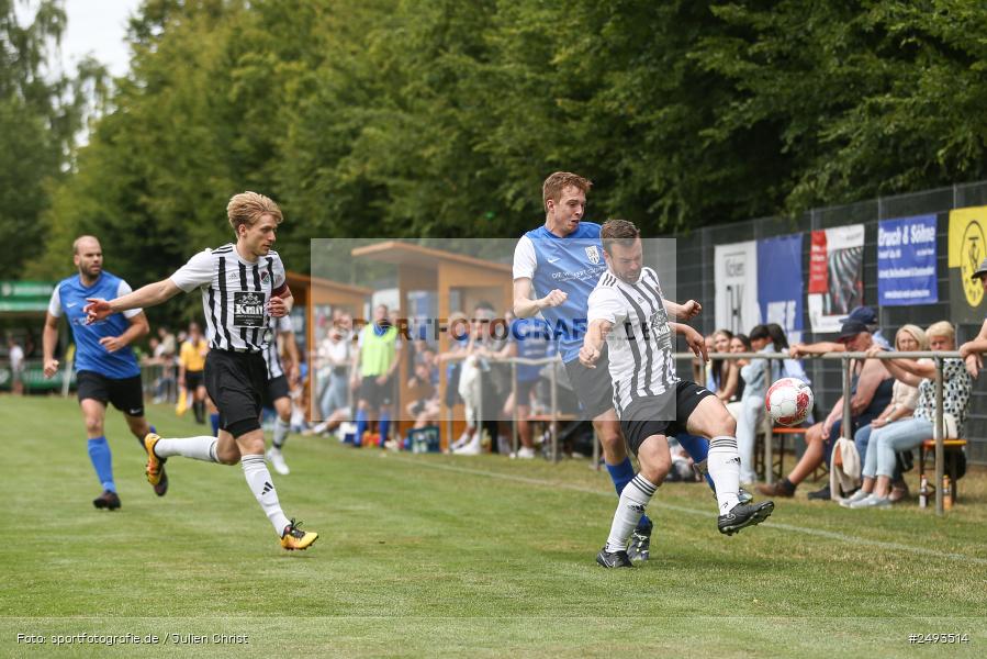 Sportgelände, Kembach, 12.07.2025, sport, action, Fussball, Gruppe A, 50. Stadtmeisterschaft Wertheim, DHK, SVE, Kickers DHK Wertheim, SV Eintracht Nassig - Bild-ID: 2493514