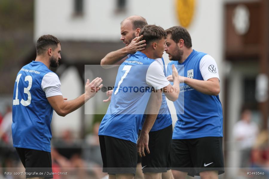 Sportgelände, Kembach, 12.07.2025, sport, action, Fussball, Gruppe A, 50. Stadtmeisterschaft Wertheim, DHK, SVE, Kickers DHK Wertheim, SV Eintracht Nassig - Bild-ID: 2493546