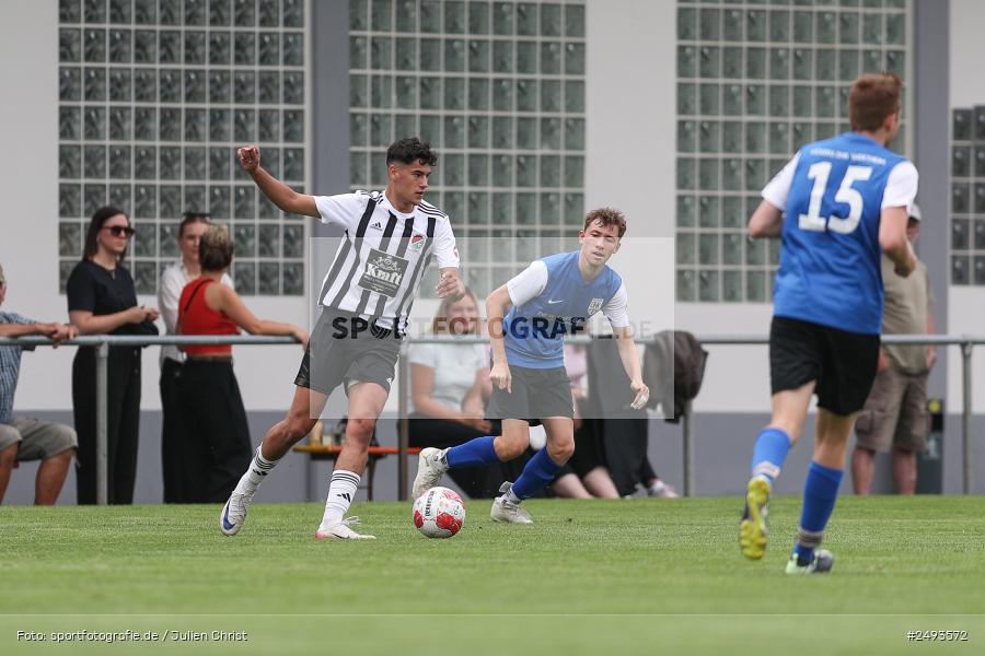 Sportgelände, Kembach, 12.07.2025, sport, action, Fussball, Gruppe A, 50. Stadtmeisterschaft Wertheim, DHK, SVE, Kickers DHK Wertheim, SV Eintracht Nassig - Bild-ID: 2493572