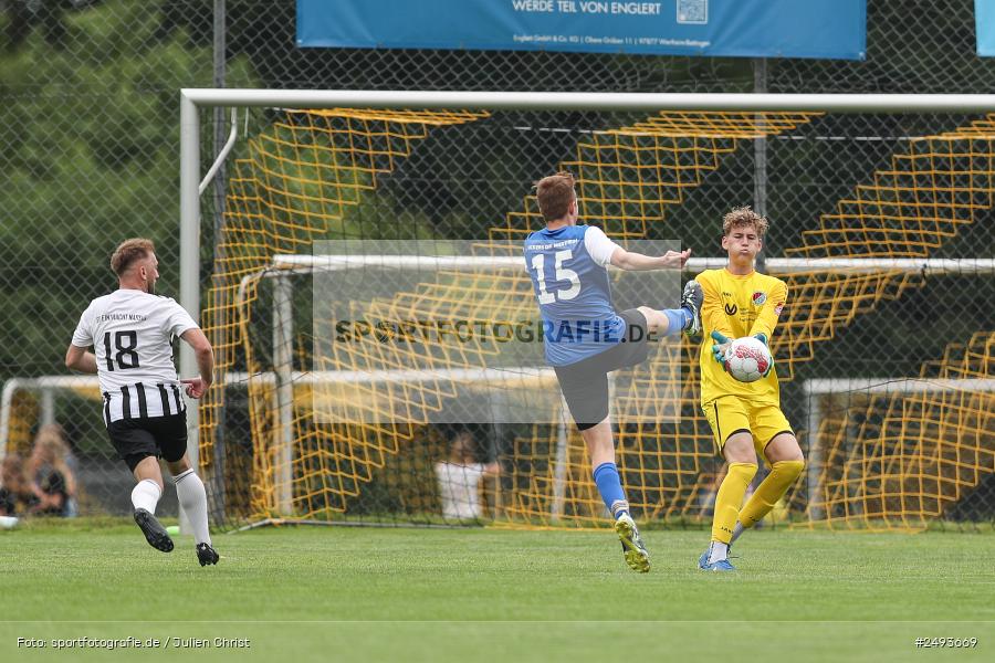 Sportgelände, Kembach, 12.07.2025, sport, action, Fussball, Gruppe A, 50. Stadtmeisterschaft Wertheim, DHK, SVE, Kickers DHK Wertheim, SV Eintracht Nassig - Bild-ID: 2493669