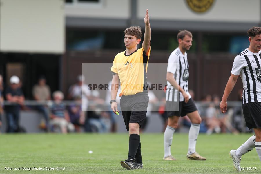 Sportgelände, Kembach, 12.07.2025, sport, action, Fussball, Gruppe A, 50. Stadtmeisterschaft Wertheim, DHK, SVE, Kickers DHK Wertheim, SV Eintracht Nassig - Bild-ID: 2493677