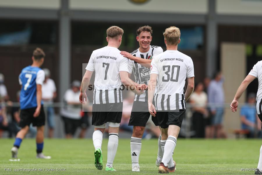 Sportgelände, Kembach, 12.07.2025, sport, action, Fussball, Gruppe A, 50. Stadtmeisterschaft Wertheim, DHK, SVE, Kickers DHK Wertheim, SV Eintracht Nassig - Bild-ID: 2493750