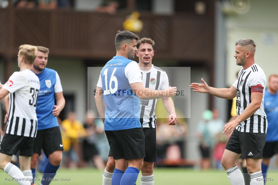 Sportgelände, Kembach, 12.07.2025, sport, action, Fussball, Gruppe A, 50. Stadtmeisterschaft Wertheim, DHK, SVE, Kickers DHK Wertheim, SV Eintracht Nassig - Bild-ID: 2493756