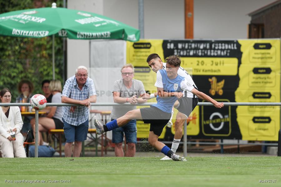 Sportgelände, Kembach, 12.07.2025, sport, action, Fussball, Gruppe A, 50. Stadtmeisterschaft Wertheim, DHK, SVE, Kickers DHK Wertheim, SV Eintracht Nassig - Bild-ID: 2493767