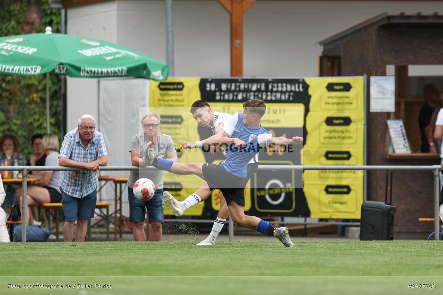 Sportgelände, Kembach, 12.07.2025, sport, action, Fussball, Gruppe A, 50. Stadtmeisterschaft Wertheim, DHK, SVE, Kickers DHK Wertheim, SV Eintracht Nassig - Bild-ID: 2493768