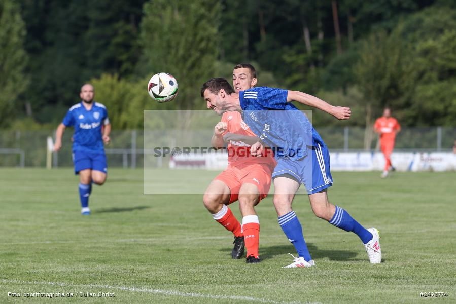 sport, action, TuS 1893 Aschaffenburg-Leider, Toto-Pokal Runde 1, TUS, TSV Lohr, TSV, Sportgelände, Lohr am Main, Fussball, BFV, 18.07.2025 - Bild-ID: 2493774