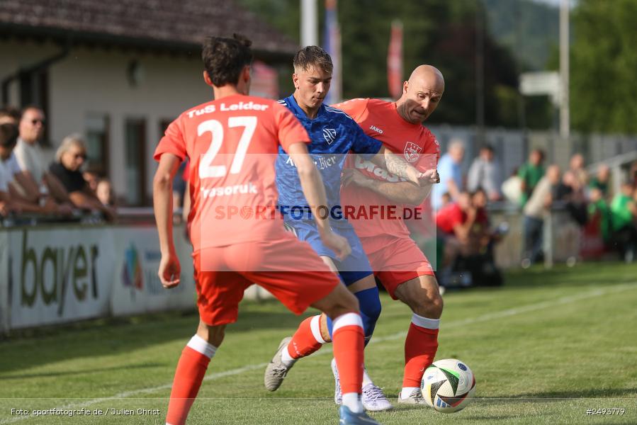 sport, action, TuS 1893 Aschaffenburg-Leider, Toto-Pokal Runde 1, TUS, TSV Lohr, TSV, Sportgelände, Lohr am Main, Fussball, BFV, 18.07.2025 - Bild-ID: 2493779