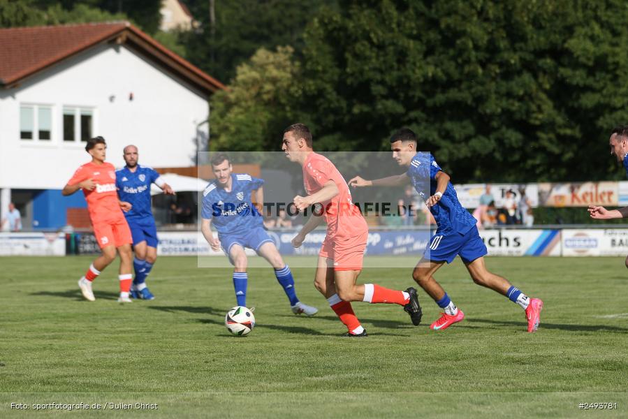sport, action, TuS 1893 Aschaffenburg-Leider, Toto-Pokal Runde 1, TUS, TSV Lohr, TSV, Sportgelände, Lohr am Main, Fussball, BFV, 18.07.2025 - Bild-ID: 2493781