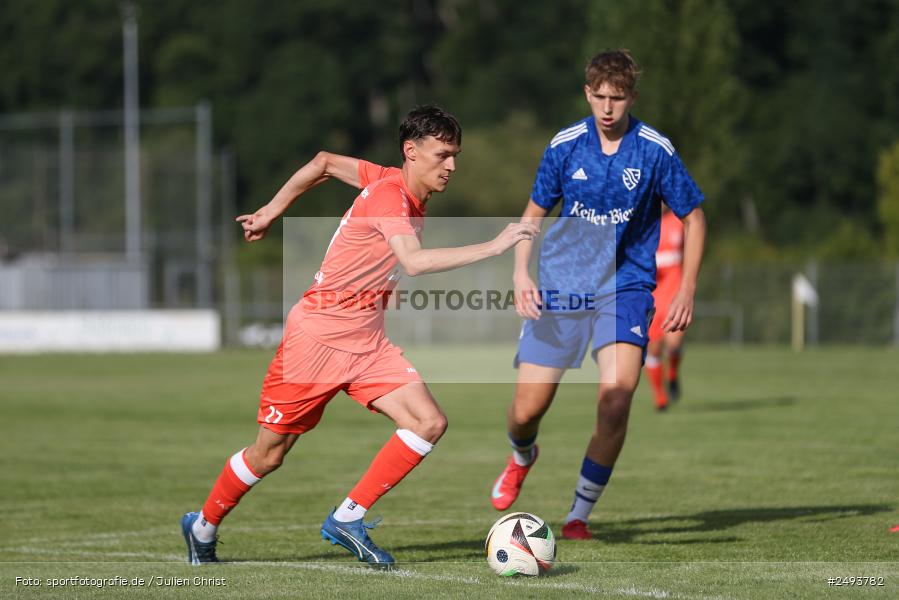sport, action, TuS 1893 Aschaffenburg-Leider, Toto-Pokal Runde 1, TUS, TSV Lohr, TSV, Sportgelände, Lohr am Main, Fussball, BFV, 18.07.2025 - Bild-ID: 2493782