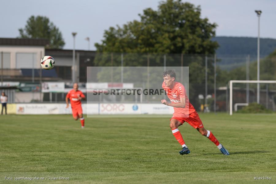 sport, action, TuS 1893 Aschaffenburg-Leider, Toto-Pokal Runde 1, TUS, TSV Lohr, TSV, Sportgelände, Lohr am Main, Fussball, BFV, 18.07.2025 - Bild-ID: 2493786
