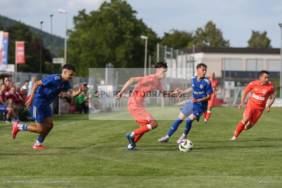 sport, action, TuS 1893 Aschaffenburg-Leider, Toto-Pokal Runde 1, TUS, TSV Lohr, TSV, Sportgelände, Lohr am Main, Fussball, BFV, 18.07.2025 - Bild-ID: 2493790