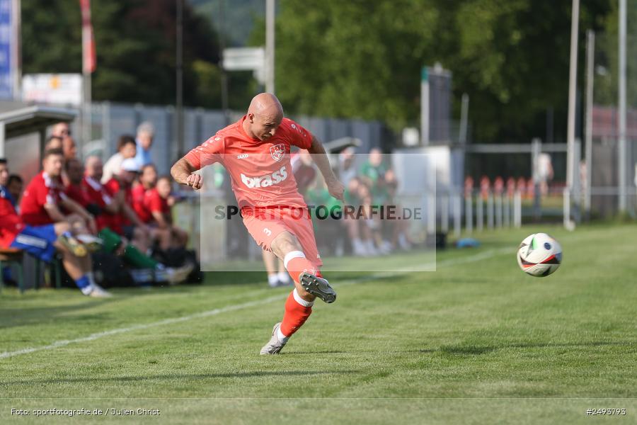 sport, action, TuS 1893 Aschaffenburg-Leider, Toto-Pokal Runde 1, TUS, TSV Lohr, TSV, Sportgelände, Lohr am Main, Fussball, BFV, 18.07.2025 - Bild-ID: 2493793
