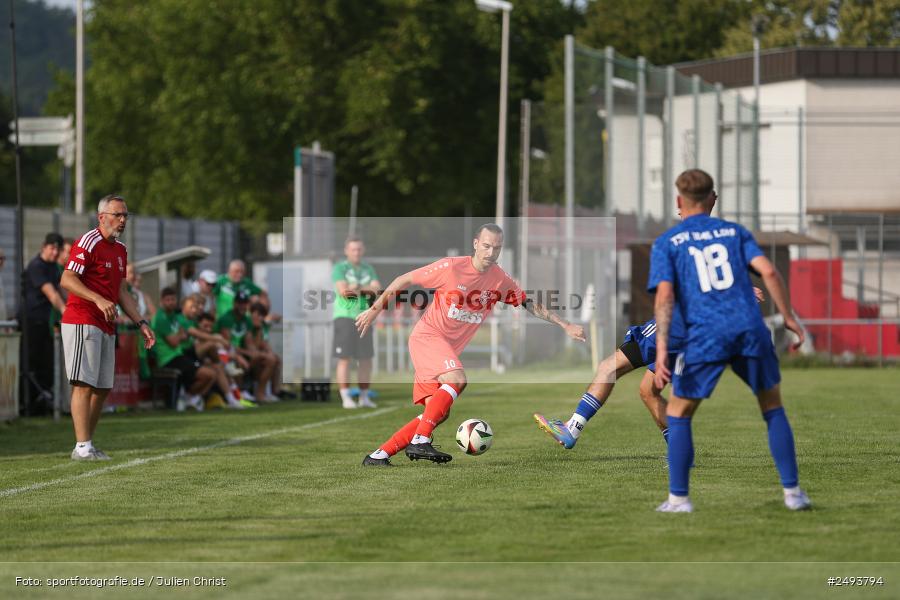 sport, action, TuS 1893 Aschaffenburg-Leider, Toto-Pokal Runde 1, TUS, TSV Lohr, TSV, Sportgelände, Lohr am Main, Fussball, BFV, 18.07.2025 - Bild-ID: 2493794