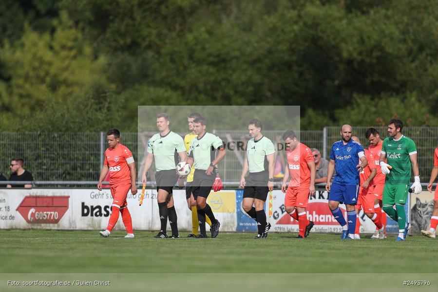 sport, action, TuS 1893 Aschaffenburg-Leider, Toto-Pokal Runde 1, TUS, TSV Lohr, TSV, Sportgelände, Lohr am Main, Fussball, BFV, 18.07.2025 - Bild-ID: 2493796