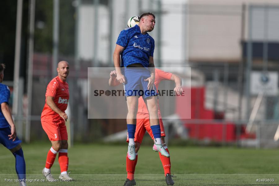 sport, action, TuS 1893 Aschaffenburg-Leider, Toto-Pokal Runde 1, TUS, TSV Lohr, TSV, Sportgelände, Lohr am Main, Fussball, BFV, 18.07.2025 - Bild-ID: 2493803