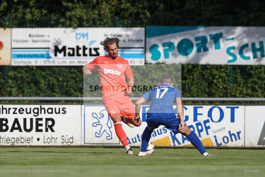 sport, action, TuS 1893 Aschaffenburg-Leider, Toto-Pokal Runde 1, TUS, TSV Lohr, TSV, Sportgelände, Lohr am Main, Fussball, BFV, 18.07.2025 - Bild-ID: 2493811