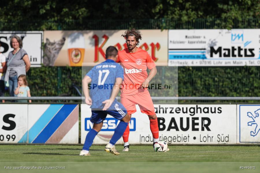 sport, action, TuS 1893 Aschaffenburg-Leider, Toto-Pokal Runde 1, TUS, TSV Lohr, TSV, Sportgelände, Lohr am Main, Fussball, BFV, 18.07.2025 - Bild-ID: 2493812