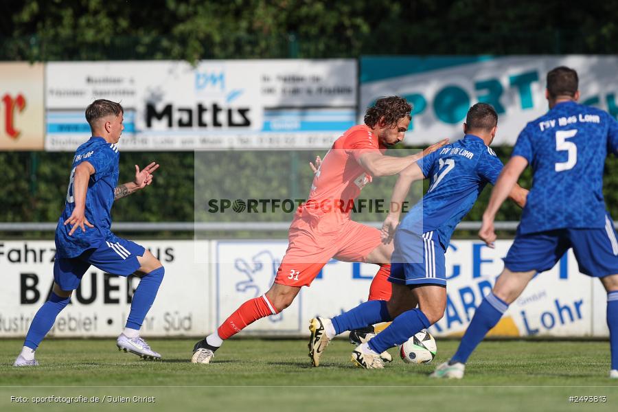 sport, action, TuS 1893 Aschaffenburg-Leider, Toto-Pokal Runde 1, TUS, TSV Lohr, TSV, Sportgelände, Lohr am Main, Fussball, BFV, 18.07.2025 - Bild-ID: 2493813
