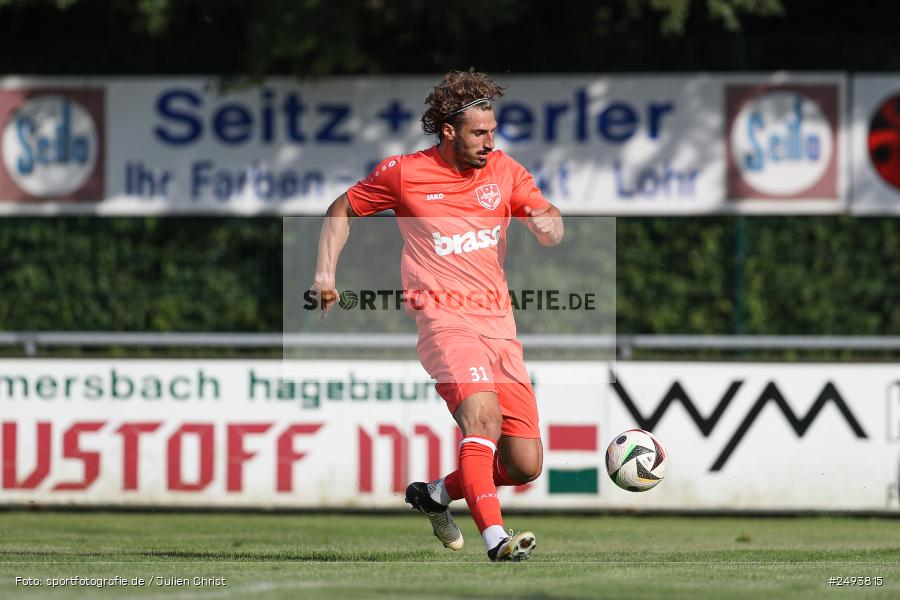 sport, action, TuS 1893 Aschaffenburg-Leider, Toto-Pokal Runde 1, TUS, TSV Lohr, TSV, Sportgelände, Lohr am Main, Fussball, BFV, 18.07.2025 - Bild-ID: 2493815