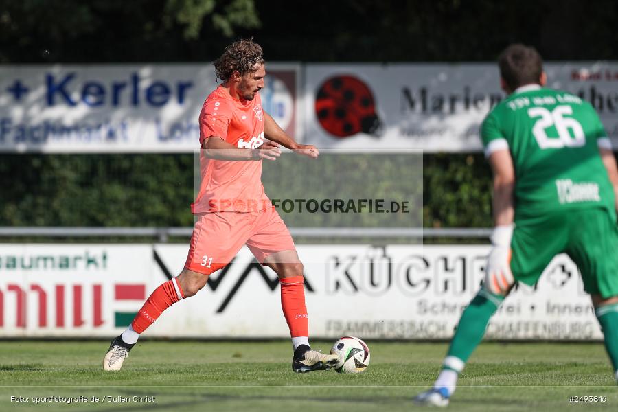 sport, action, TuS 1893 Aschaffenburg-Leider, Toto-Pokal Runde 1, TUS, TSV Lohr, TSV, Sportgelände, Lohr am Main, Fussball, BFV, 18.07.2025 - Bild-ID: 2493816