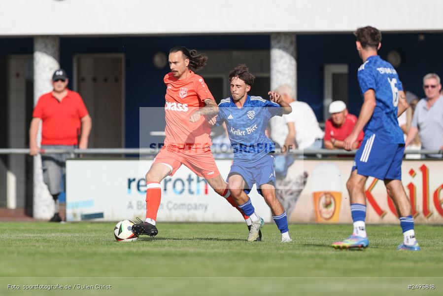 sport, action, TuS 1893 Aschaffenburg-Leider, Toto-Pokal Runde 1, TUS, TSV Lohr, TSV, Sportgelände, Lohr am Main, Fussball, BFV, 18.07.2025 - Bild-ID: 2493818