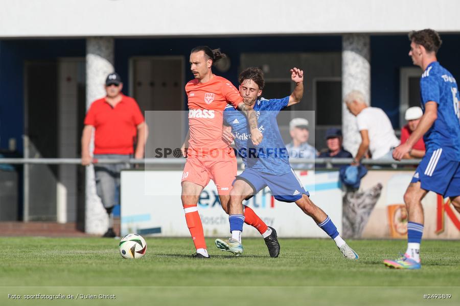 sport, action, TuS 1893 Aschaffenburg-Leider, Toto-Pokal Runde 1, TUS, TSV Lohr, TSV, Sportgelände, Lohr am Main, Fussball, BFV, 18.07.2025 - Bild-ID: 2493819