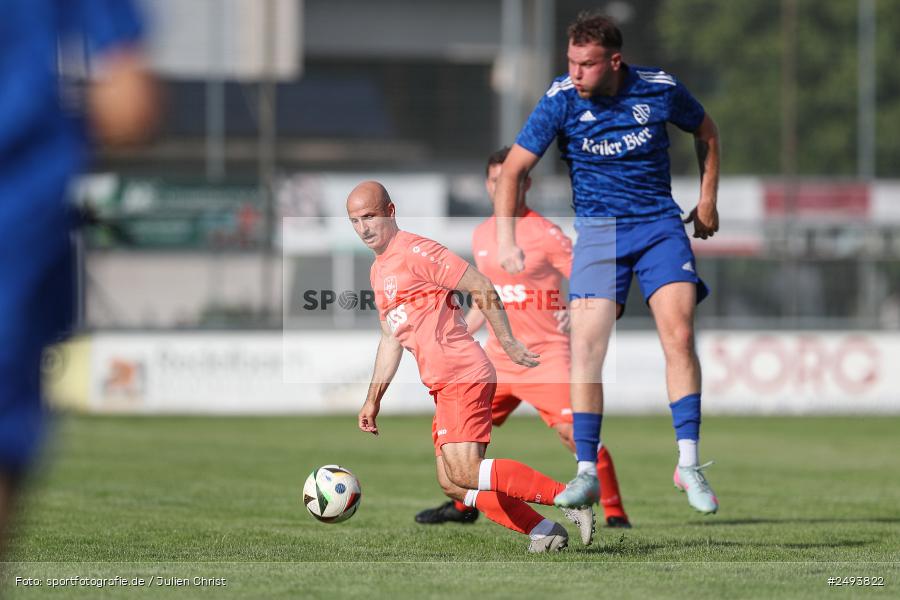 sport, action, TuS 1893 Aschaffenburg-Leider, Toto-Pokal Runde 1, TUS, TSV Lohr, TSV, Sportgelände, Lohr am Main, Fussball, BFV, 18.07.2025 - Bild-ID: 2493822