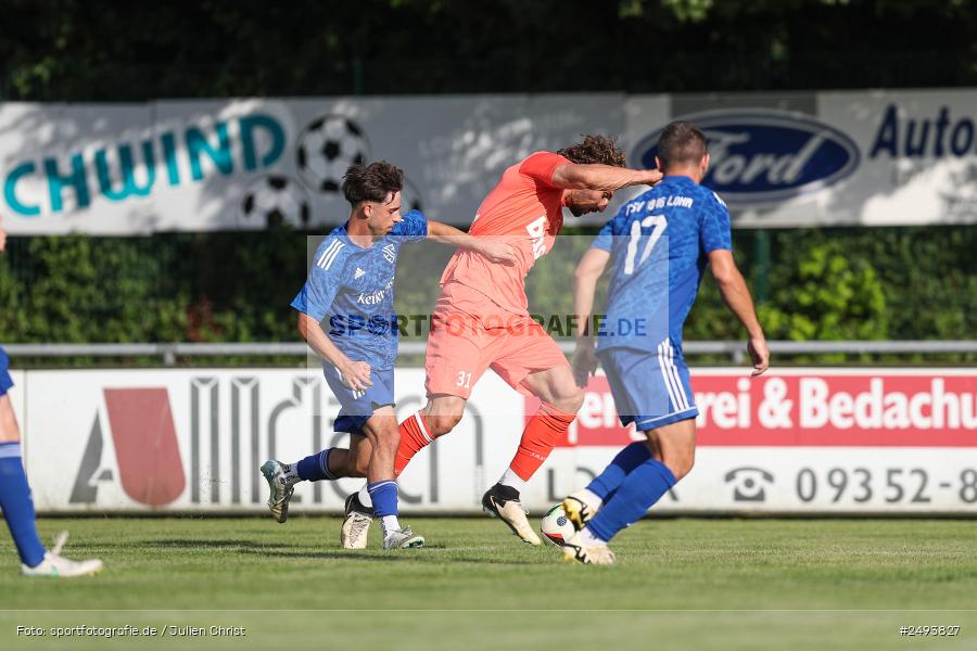 sport, action, TuS 1893 Aschaffenburg-Leider, Toto-Pokal Runde 1, TUS, TSV Lohr, TSV, Sportgelände, Lohr am Main, Fussball, BFV, 18.07.2025 - Bild-ID: 2493827