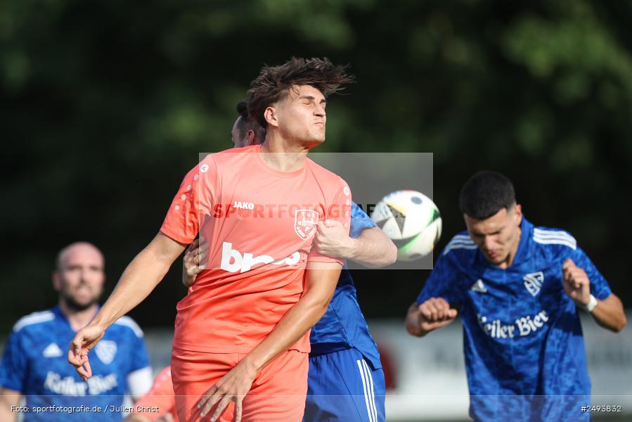 sport, action, TuS 1893 Aschaffenburg-Leider, Toto-Pokal Runde 1, TUS, TSV Lohr, TSV, Sportgelände, Lohr am Main, Fussball, BFV, 18.07.2025 - Bild-ID: 2493832