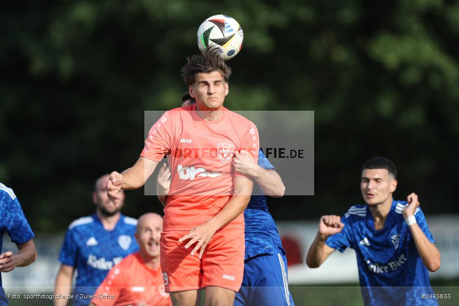 sport, action, TuS 1893 Aschaffenburg-Leider, Toto-Pokal Runde 1, TUS, TSV Lohr, TSV, Sportgelände, Lohr am Main, Fussball, BFV, 18.07.2025 - Bild-ID: 2493833