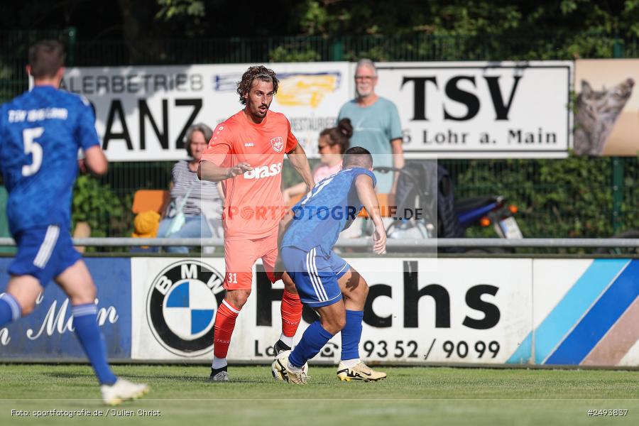 sport, action, TuS 1893 Aschaffenburg-Leider, Toto-Pokal Runde 1, TUS, TSV Lohr, TSV, Sportgelände, Lohr am Main, Fussball, BFV, 18.07.2025 - Bild-ID: 2493837