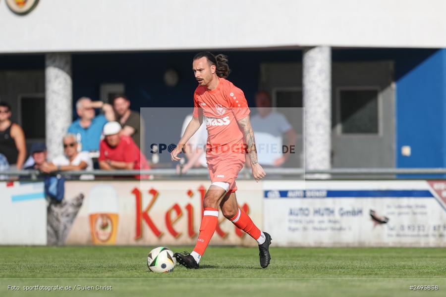 sport, action, TuS 1893 Aschaffenburg-Leider, Toto-Pokal Runde 1, TUS, TSV Lohr, TSV, Sportgelände, Lohr am Main, Fussball, BFV, 18.07.2025 - Bild-ID: 2493838