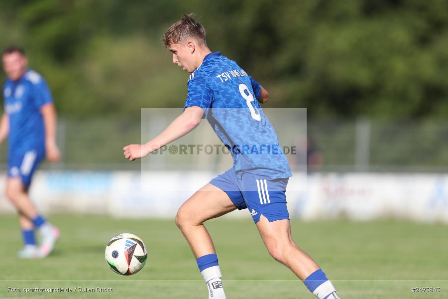 sport, action, TuS 1893 Aschaffenburg-Leider, Toto-Pokal Runde 1, TUS, TSV Lohr, TSV, Sportgelände, Lohr am Main, Fussball, BFV, 18.07.2025 - Bild-ID: 2493843