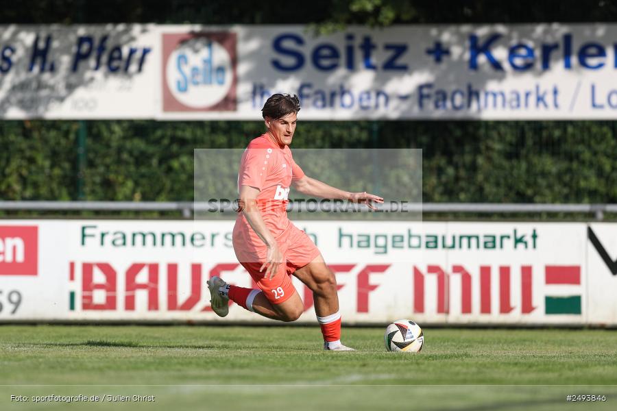 sport, action, TuS 1893 Aschaffenburg-Leider, Toto-Pokal Runde 1, TUS, TSV Lohr, TSV, Sportgelände, Lohr am Main, Fussball, BFV, 18.07.2025 - Bild-ID: 2493846
