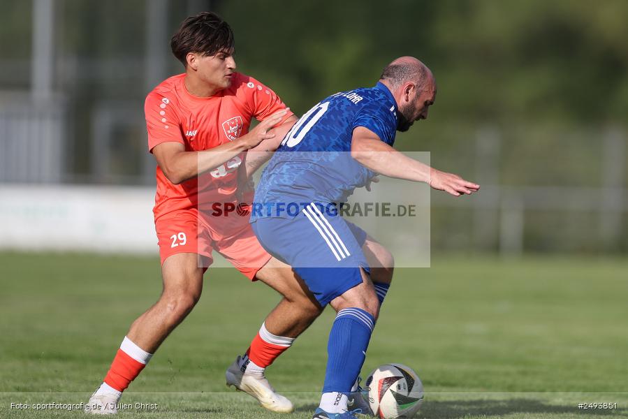 sport, action, TuS 1893 Aschaffenburg-Leider, Toto-Pokal Runde 1, TUS, TSV Lohr, TSV, Sportgelände, Lohr am Main, Fussball, BFV, 18.07.2025 - Bild-ID: 2493851