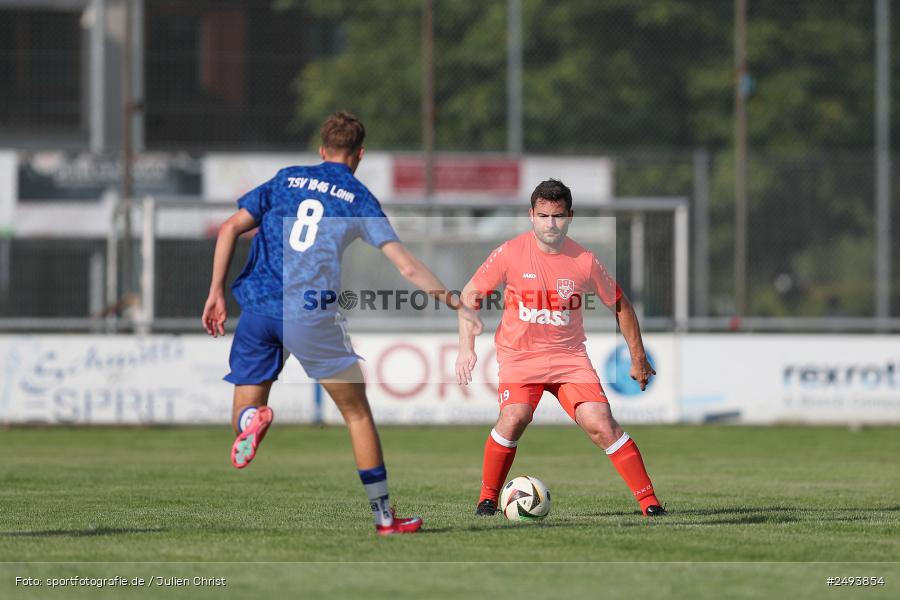 sport, action, TuS 1893 Aschaffenburg-Leider, Toto-Pokal Runde 1, TUS, TSV Lohr, TSV, Sportgelände, Lohr am Main, Fussball, BFV, 18.07.2025 - Bild-ID: 2493854