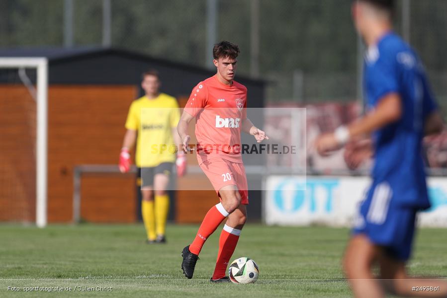 sport, action, TuS 1893 Aschaffenburg-Leider, Toto-Pokal Runde 1, TUS, TSV Lohr, TSV, Sportgelände, Lohr am Main, Fussball, BFV, 18.07.2025 - Bild-ID: 2493861