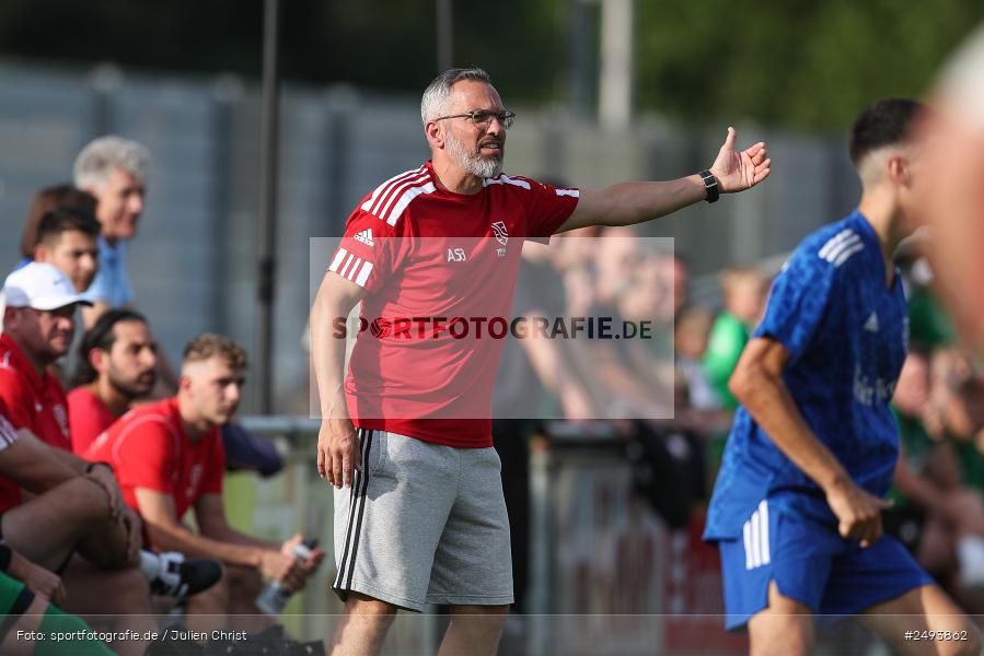 sport, action, TuS 1893 Aschaffenburg-Leider, Toto-Pokal Runde 1, TUS, TSV Lohr, TSV, Sportgelände, Lohr am Main, Fussball, BFV, 18.07.2025 - Bild-ID: 2493862
