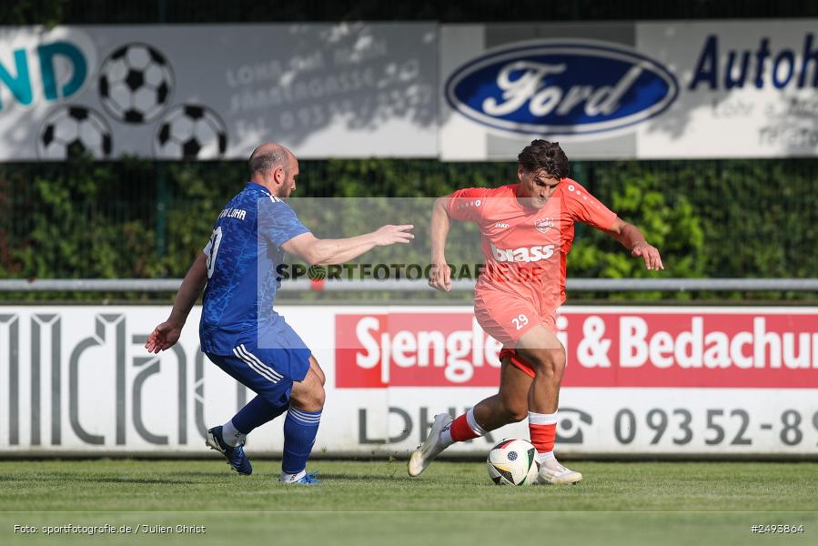 sport, action, TuS 1893 Aschaffenburg-Leider, Toto-Pokal Runde 1, TUS, TSV Lohr, TSV, Sportgelände, Lohr am Main, Fussball, BFV, 18.07.2025 - Bild-ID: 2493864