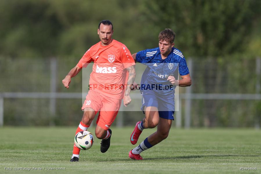 sport, action, TuS 1893 Aschaffenburg-Leider, Toto-Pokal Runde 1, TUS, TSV Lohr, TSV, Sportgelände, Lohr am Main, Fussball, BFV, 18.07.2025 - Bild-ID: 2493868