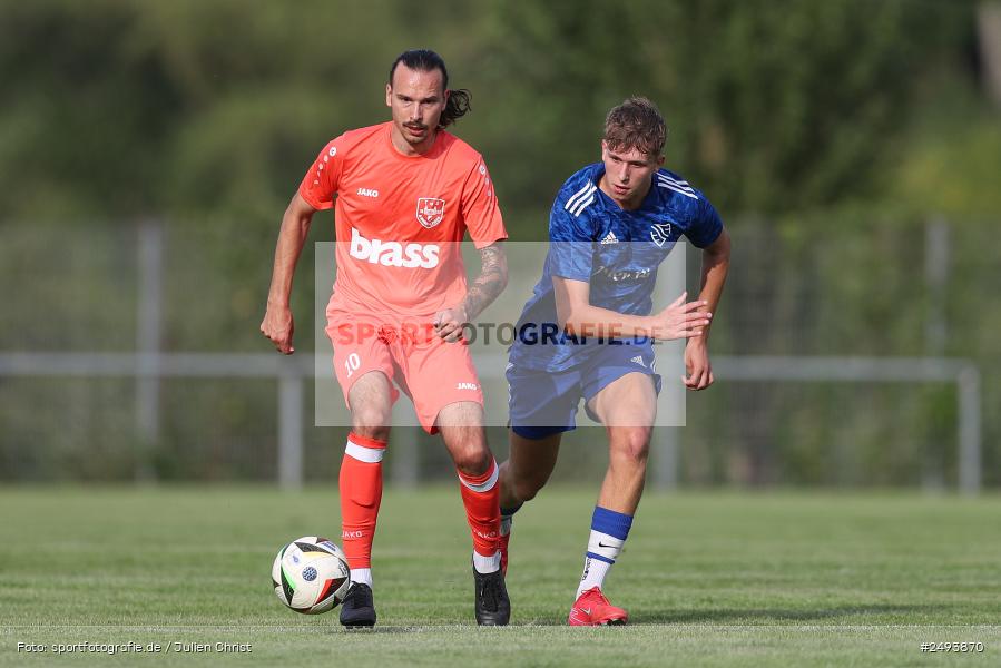 sport, action, TuS 1893 Aschaffenburg-Leider, Toto-Pokal Runde 1, TUS, TSV Lohr, TSV, Sportgelände, Lohr am Main, Fussball, BFV, 18.07.2025 - Bild-ID: 2493870