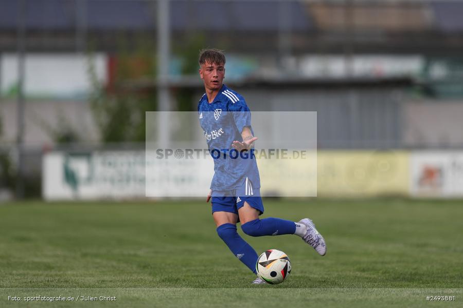sport, action, TuS 1893 Aschaffenburg-Leider, Toto-Pokal Runde 1, TUS, TSV Lohr, TSV, Sportgelände, Lohr am Main, Fussball, BFV, 18.07.2025 - Bild-ID: 2493881