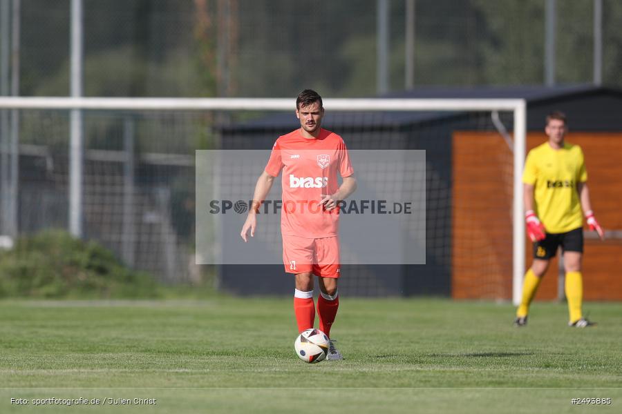 sport, action, TuS 1893 Aschaffenburg-Leider, Toto-Pokal Runde 1, TUS, TSV Lohr, TSV, Sportgelände, Lohr am Main, Fussball, BFV, 18.07.2025 - Bild-ID: 2493885