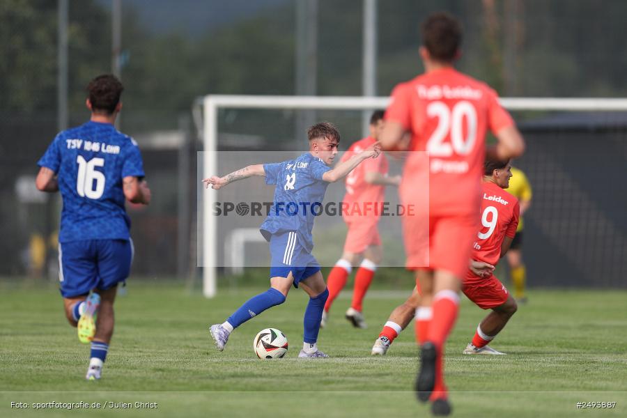 sport, action, TuS 1893 Aschaffenburg-Leider, Toto-Pokal Runde 1, TUS, TSV Lohr, TSV, Sportgelände, Lohr am Main, Fussball, BFV, 18.07.2025 - Bild-ID: 2493887