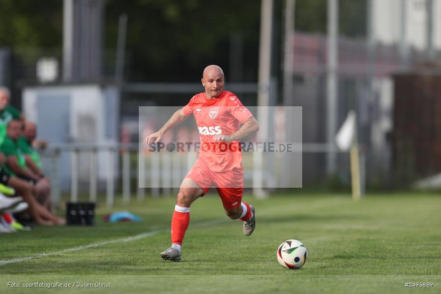 sport, action, TuS 1893 Aschaffenburg-Leider, Toto-Pokal Runde 1, TUS, TSV Lohr, TSV, Sportgelände, Lohr am Main, Fussball, BFV, 18.07.2025 - Bild-ID: 2493889