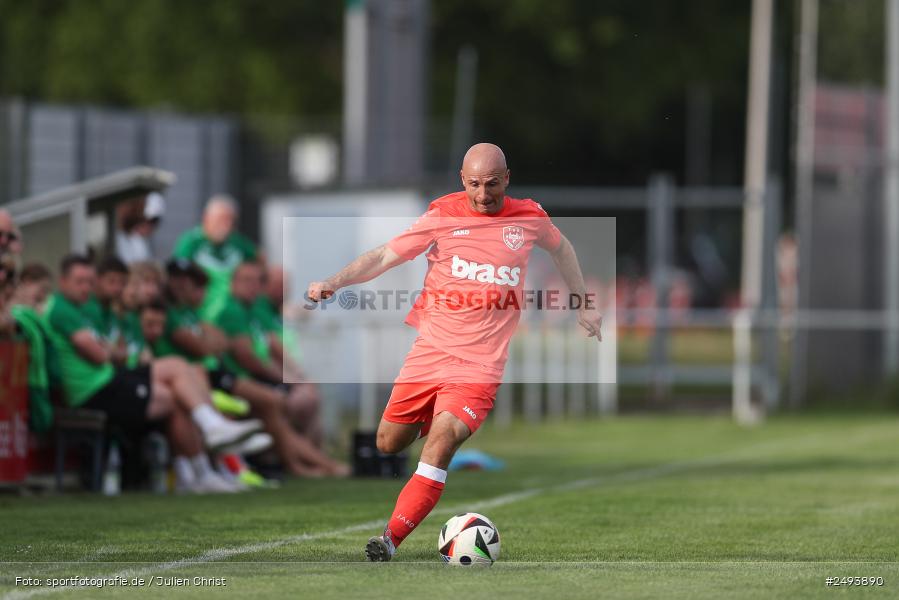sport, action, TuS 1893 Aschaffenburg-Leider, Toto-Pokal Runde 1, TUS, TSV Lohr, TSV, Sportgelände, Lohr am Main, Fussball, BFV, 18.07.2025 - Bild-ID: 2493890