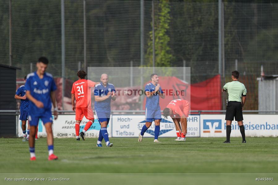 sport, action, TuS 1893 Aschaffenburg-Leider, Toto-Pokal Runde 1, TUS, TSV Lohr, TSV, Sportgelände, Lohr am Main, Fussball, BFV, 18.07.2025 - Bild-ID: 2493892