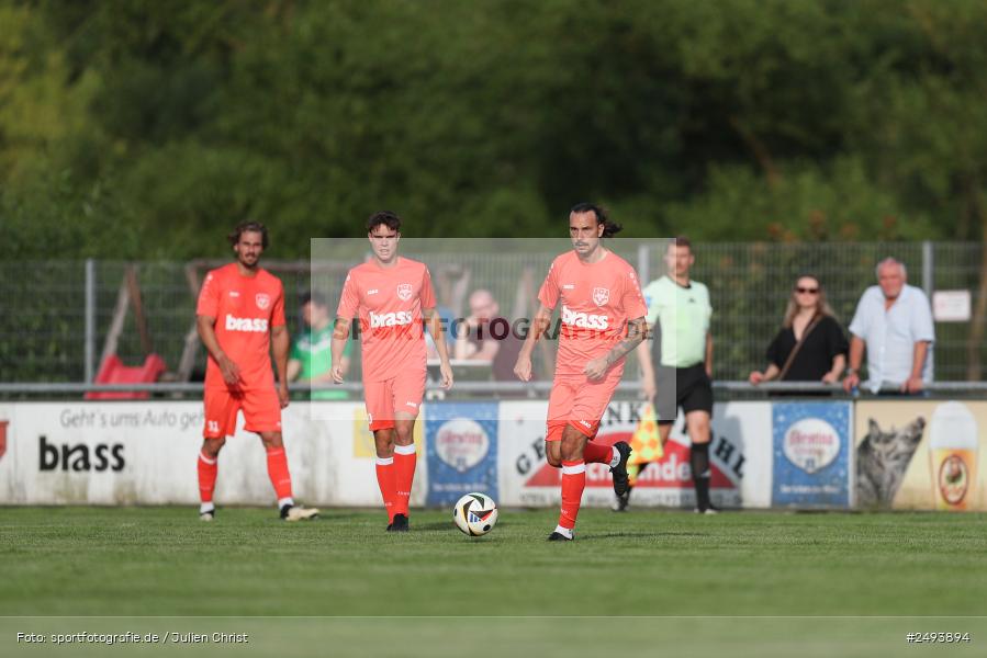 sport, action, TuS 1893 Aschaffenburg-Leider, Toto-Pokal Runde 1, TUS, TSV Lohr, TSV, Sportgelände, Lohr am Main, Fussball, BFV, 18.07.2025 - Bild-ID: 2493894