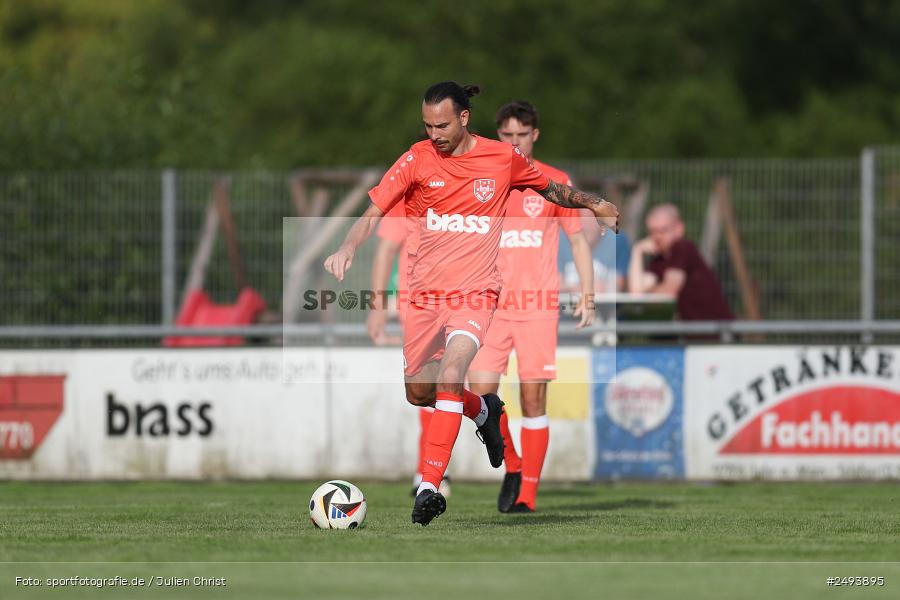 sport, action, TuS 1893 Aschaffenburg-Leider, Toto-Pokal Runde 1, TUS, TSV Lohr, TSV, Sportgelände, Lohr am Main, Fussball, BFV, 18.07.2025 - Bild-ID: 2493895