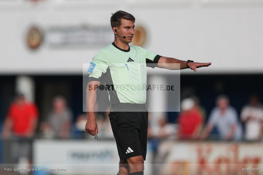 sport, action, TuS 1893 Aschaffenburg-Leider, Toto-Pokal Runde 1, TUS, TSV Lohr, TSV, Sportgelände, Lohr am Main, Fussball, BFV, 18.07.2025 - Bild-ID: 2493901